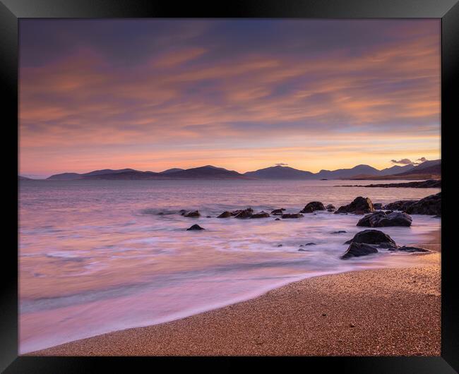 Isle Of Harris & Lewis Sunrise Framed Print by Phil Durkin DPAGB BPE4