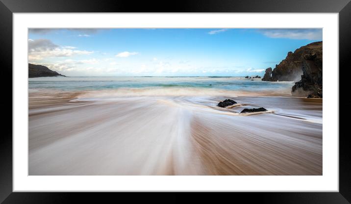 The Atlantic Rush - Dalmore - Isle Of Lewis Outer  Framed Mounted Print by Phil Durkin DPAGB BPE4