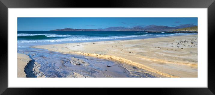 Sgarasta Mhòr Beach Isle of Harris Framed Mounted Print by Phil Durkin DPAGB BPE4