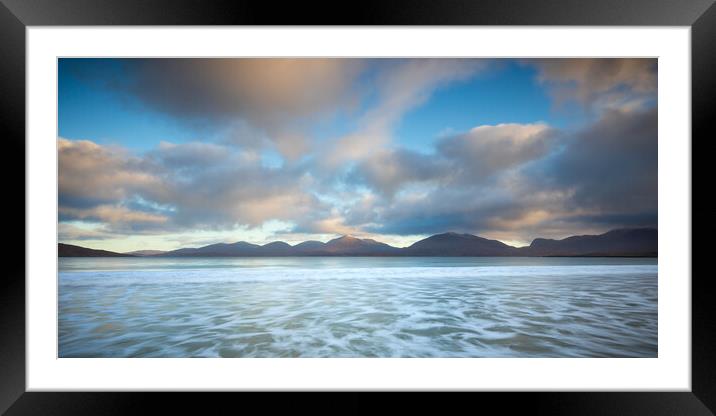 Luskentyre Beach Isle Of Harris Framed Mounted Print by Phil Durkin DPAGB BPE4