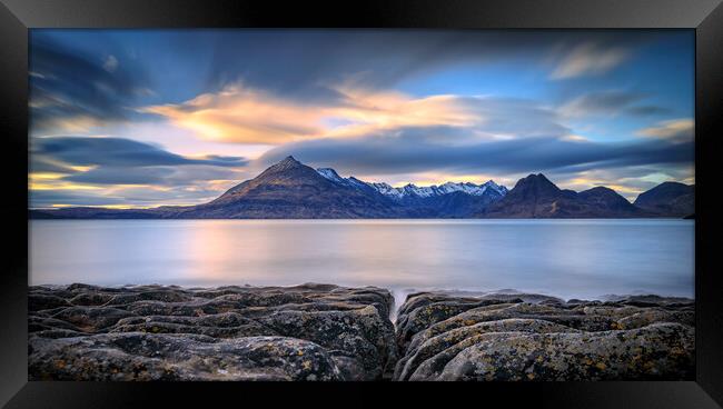 The Cuillin Mountains Skye  Framed Print by Phil Durkin DPAGB BPE4