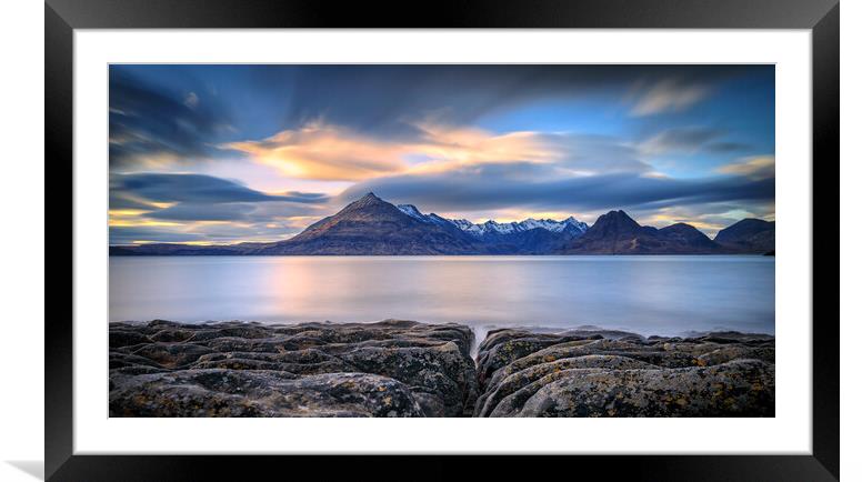 Buy Framed Mounted Prints of The Cuillin Mountains Skye  by Phil Durkin DPAGB BPE4