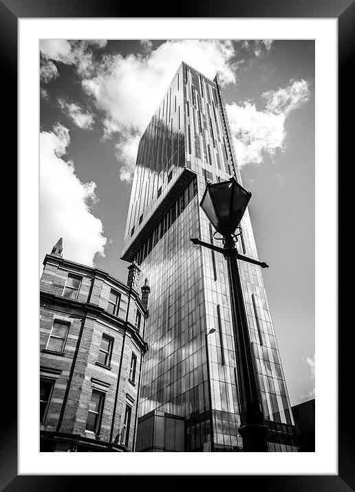  Beetham Tower, Manchester Framed Mounted Print by Rachel-Avalon .