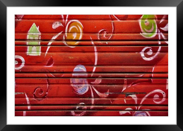Self assignment. Abstraction the streets of Seville. Graffiti. Framed Mounted Print by Jose Manuel Espigares Garc