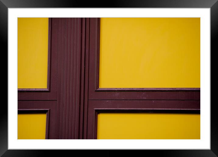 Abstract photographies in the streets of Seville Framed Mounted Print by Jose Manuel Espigares Garc