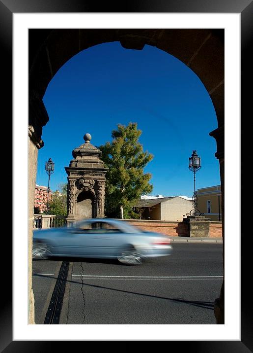 Through the arch Framed Mounted Print by Jose Manuel Espigares Garc