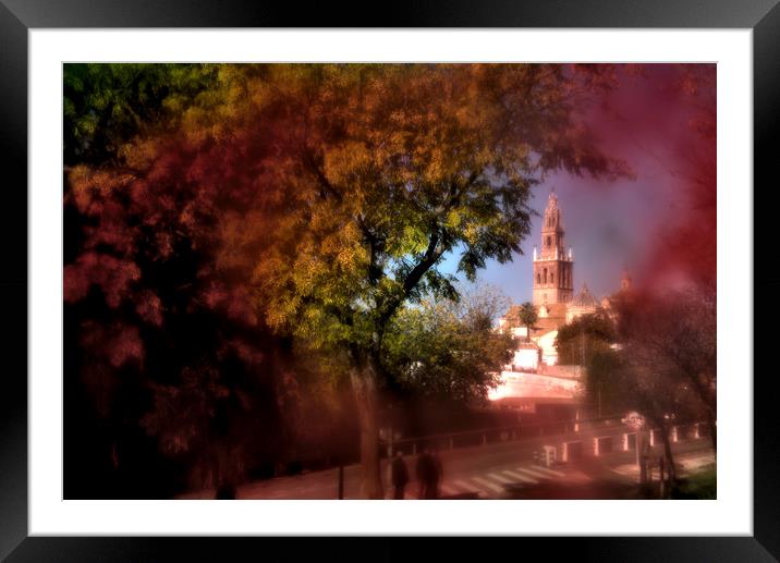 Saint Peter's Church in a distance Framed Mounted Print by Jose Manuel Espigares Garc