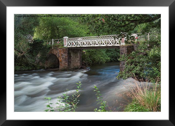 Marsh Bridge Framed Mounted Print by Pete Holyoak