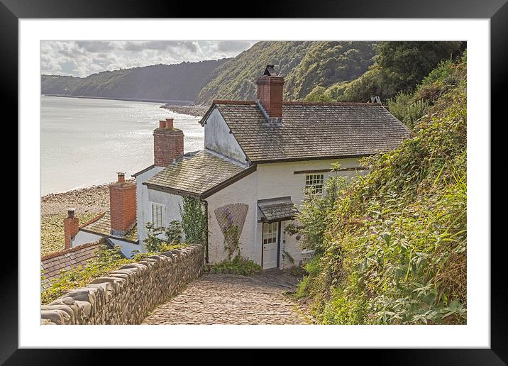 Cottage By The Beach Framed Mounted Print by Pete Holyoak