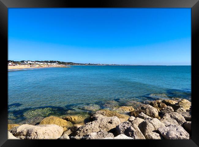 Sandbanks Dorset  Framed Print by Beryl Curran