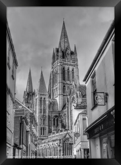 Majestic Truro Cathedral Framed Print by Beryl Curran