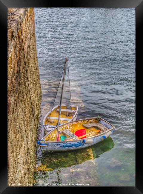 Serenity at Falmouth Harbour Framed Print by Beryl Curran