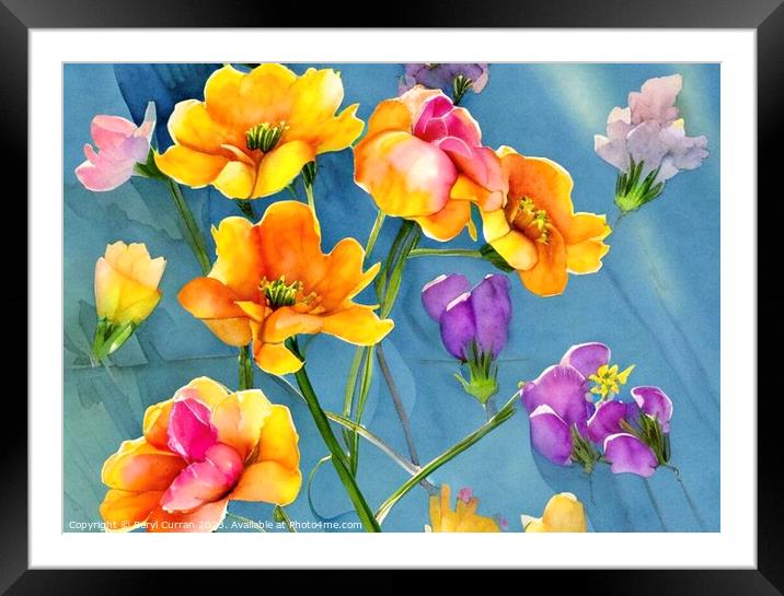 Springtime Perfection  Framed Mounted Print by Beryl Curran