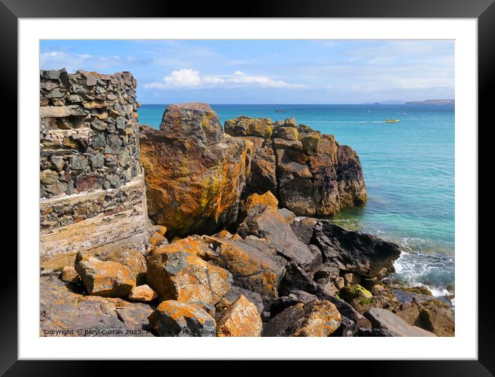 St Ives Cornwall  Framed Mounted Print by Beryl Curran