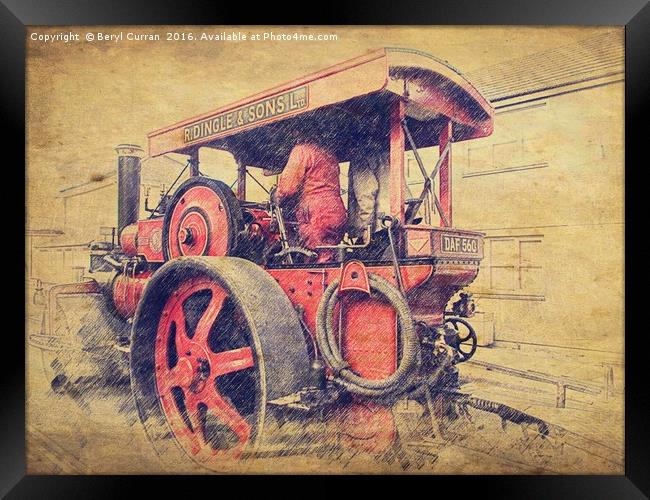 Nostalgic Steam Transport The Dingle Framed Print by Beryl Curran
