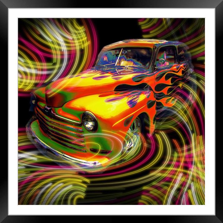 Revving Up Framed Mounted Print by Beryl Curran
