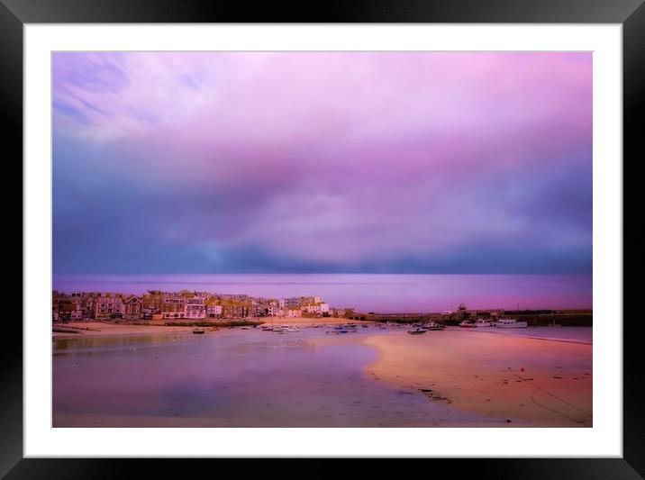 A Painted Sky Framed Mounted Print by Beryl Curran