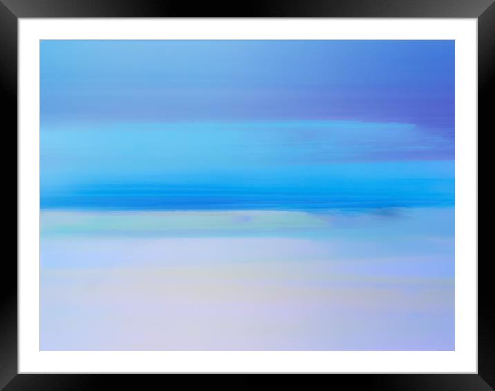 Colours of Serenity Framed Mounted Print by Beryl Curran