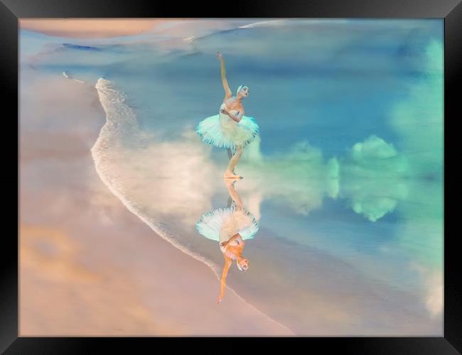 Dance of the Ballerina Framed Print by Beryl Curran