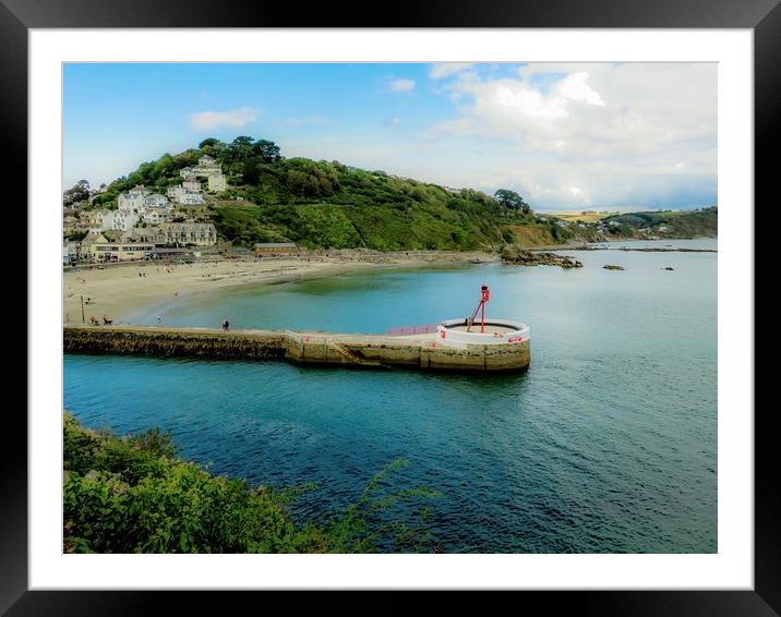 Serenity on Banjo Pier Framed Mounted Print by Beryl Curran