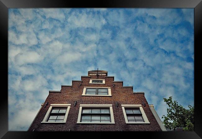 Classic Amsterdam Residential Building Framed Print by Adam Szuly