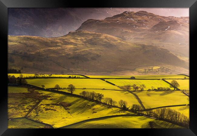 Castlerigg Stone Circle with Naddle Fell Framed Print by John Finney