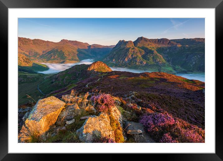 Classic Lake District Landscape Framed Mounted Print by John Finney
