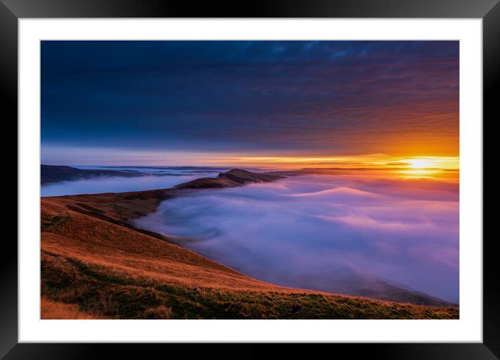 Inversion sunrise Framed Mounted Print by John Finney