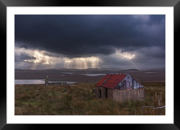 Abandoned. Isle of lewis Framed Mounted Print by John Finney