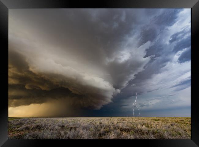 Edge of the Core Framed Print by John Finney