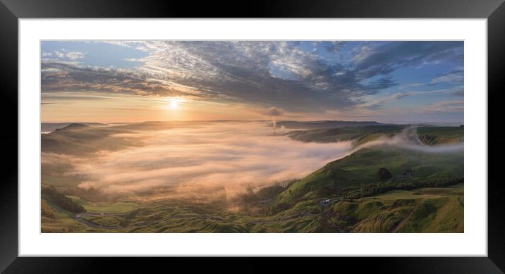 Wisp of Mist Framed Mounted Print by John Finney