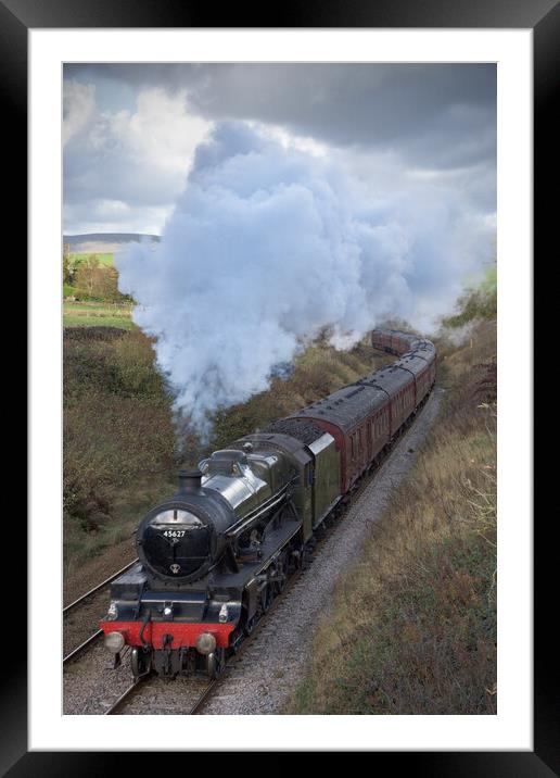 The Buxton Spa Express Framed Mounted Print by John Finney