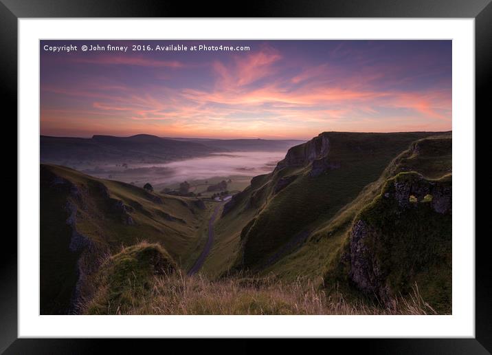 The Hills Have Eyes. Framed Mounted Print by John Finney
