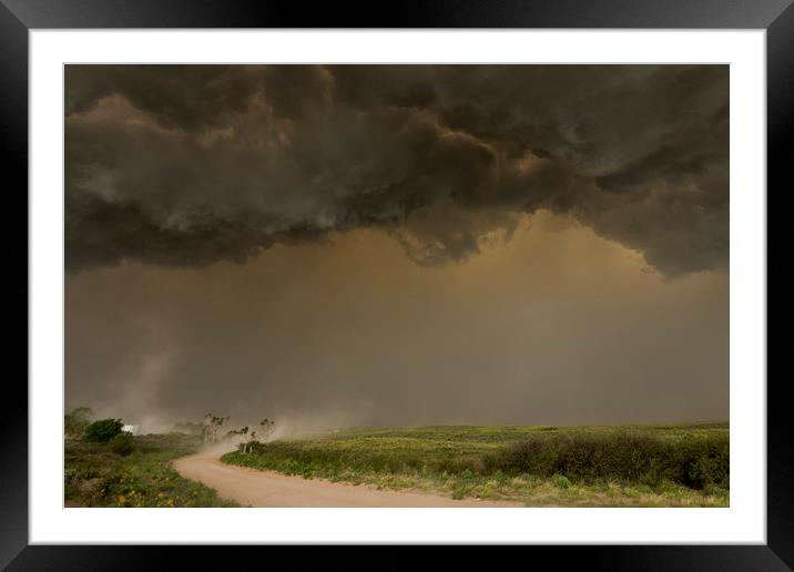 Texas Outflow  Framed Mounted Print by John Finney