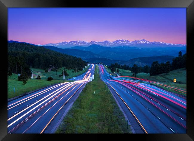 Colorado dawn Framed Print by John Finney