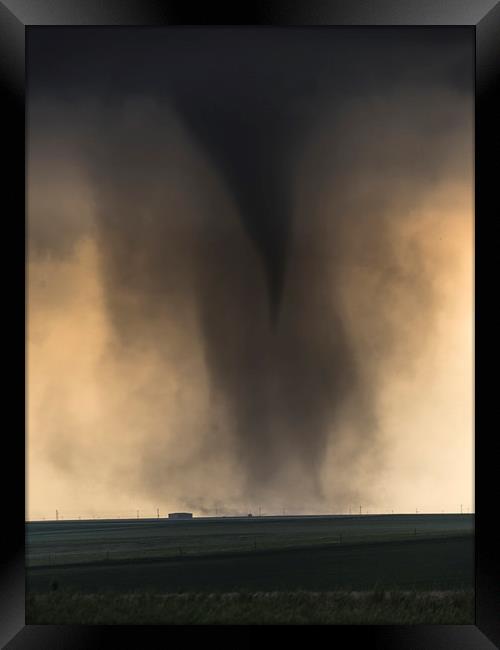Colorado Tornado Framed Print by John Finney