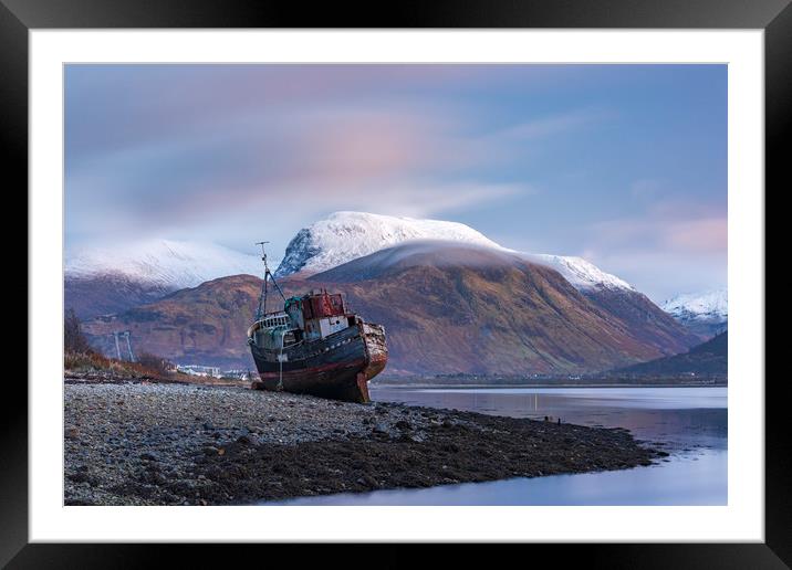 Ben Nevis Shipwreck Framed Mounted Print by John Finney