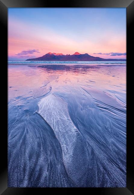 Isle of Eigg sunrise Framed Print by John Finney