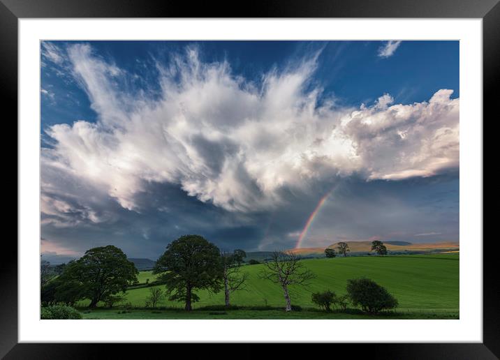 Storm over Cumbria Framed Mounted Print by John Finney