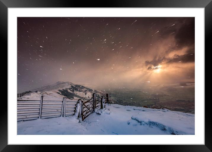 Winter Wonderland, Peak District Framed Mounted Print by John Finney
