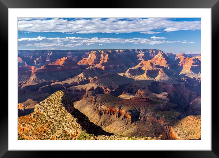 Grand Canyon South Rim, Arizona Framed Mounted Print by John Finney