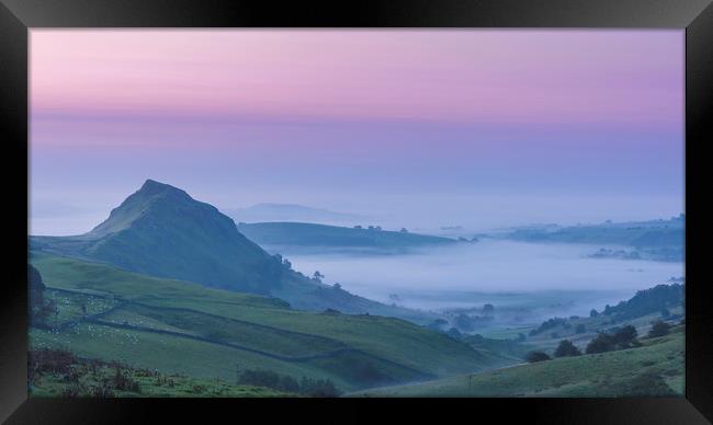 Chrome Hill Dawn Framed Print by John Finney