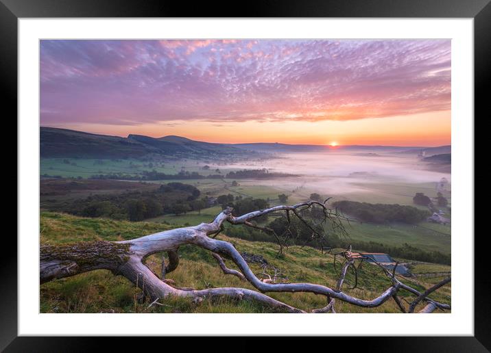 Hope Valley at its best Framed Mounted Print by John Finney