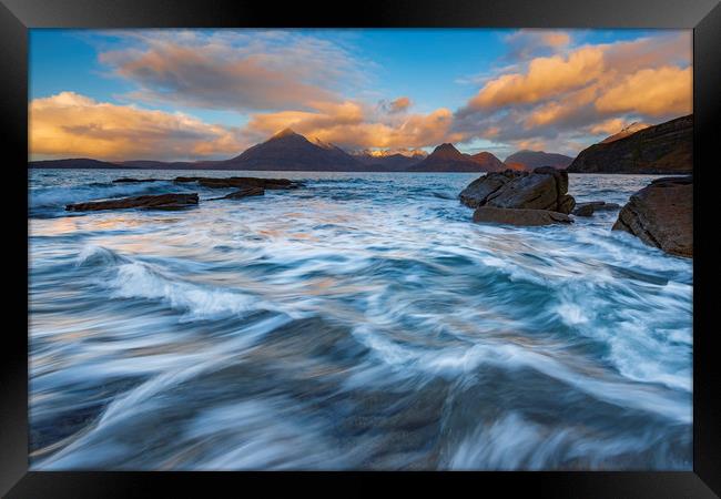 Elgol to The Cullins Framed Print by John Finney