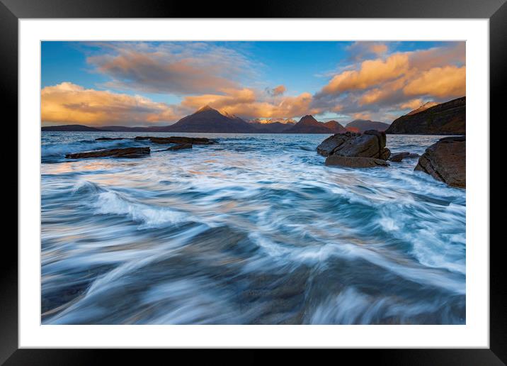 Elgol to The Cullins Framed Mounted Print by John Finney