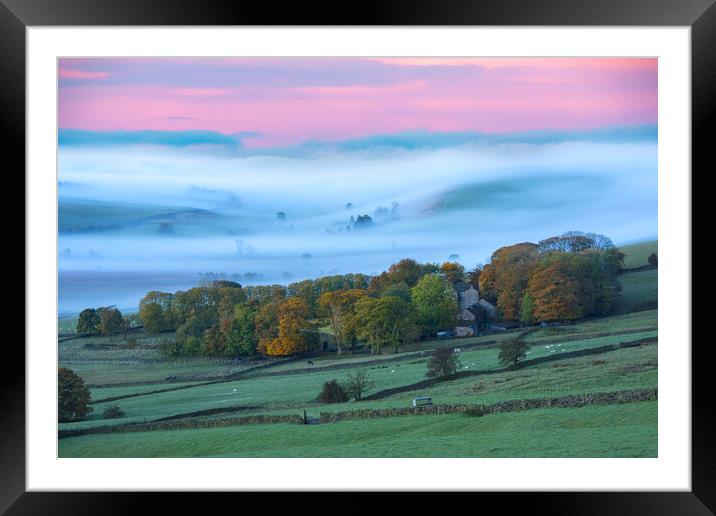 Autumn in the Peak District Framed Mounted Print by John Finney