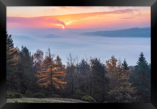 Autumn in Hope Valley Framed Print by John Finney