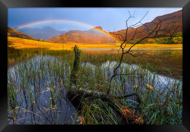 Autumn light in the Lake District Framed Print by John Finney