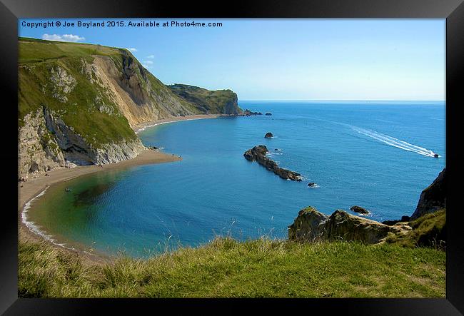  Romance on the Jurassic Coast Framed Print by Joe Boyland