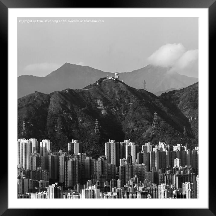 HONG KONG 36 Framed Mounted Print by Tom Uhlenberg